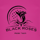 Padel Red Black Roses 40 15